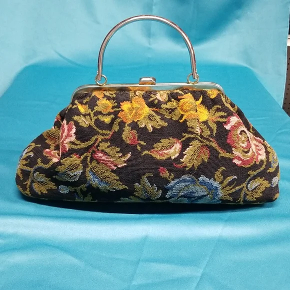 Vintage JR tapestry purse - Picture 1 of 12